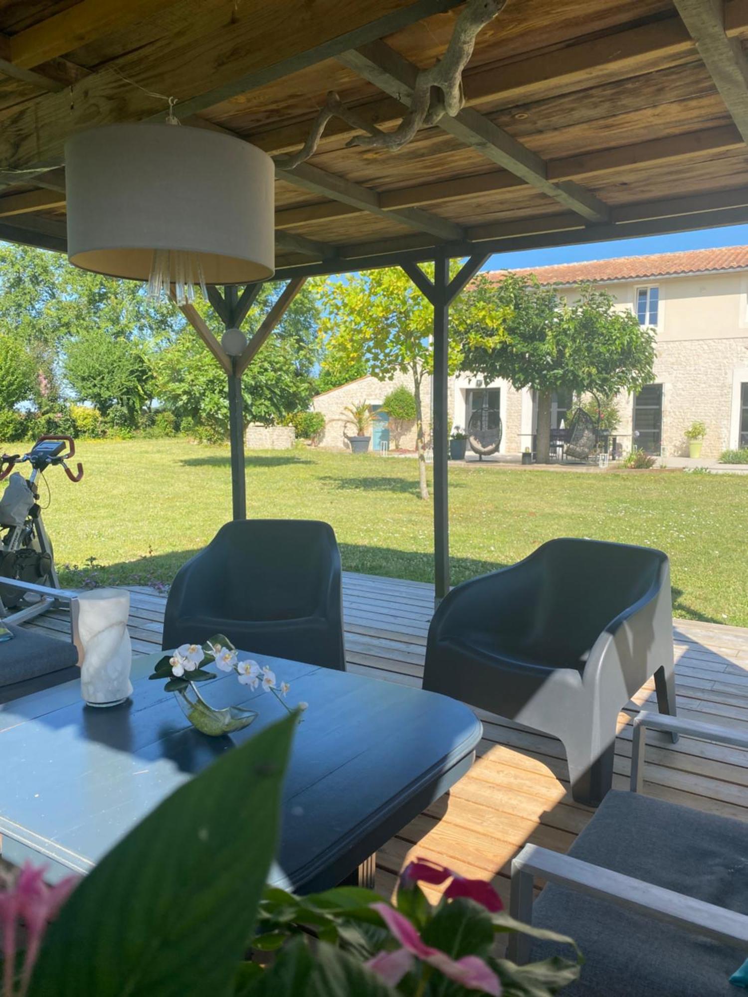 La Chaumeauniere Bed and Breakfast Aigrefeuille-dʼAunis Esterno foto